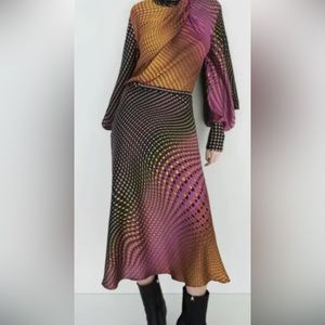 ZARA printed SET Skirt and Top Size Small